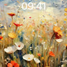 Sunlit Meadow Wallpaper with Whispering Petals wallpaper for iPhone, iPad & Mac