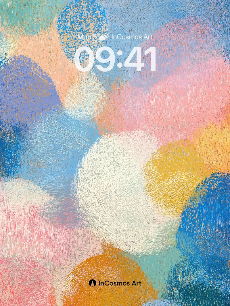 Whispering Pastel Clouds Wallpaper with Soft Hues