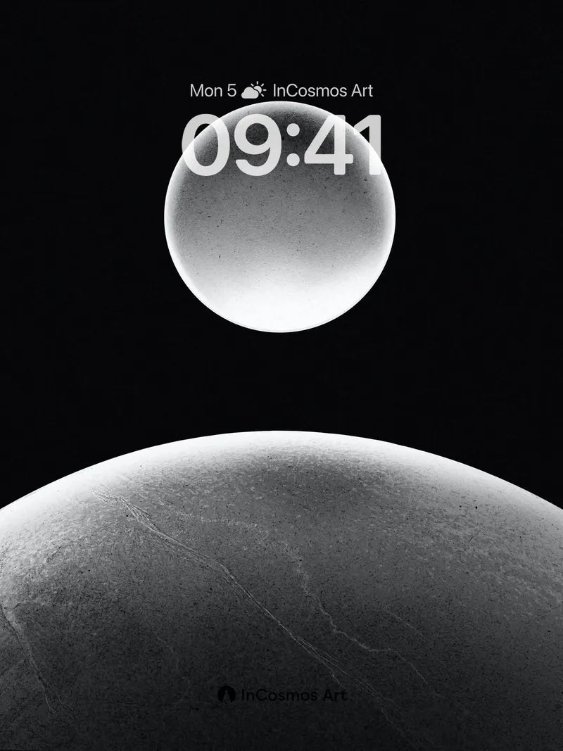 Silent Orbit Wallpaper with Lunar Whisper