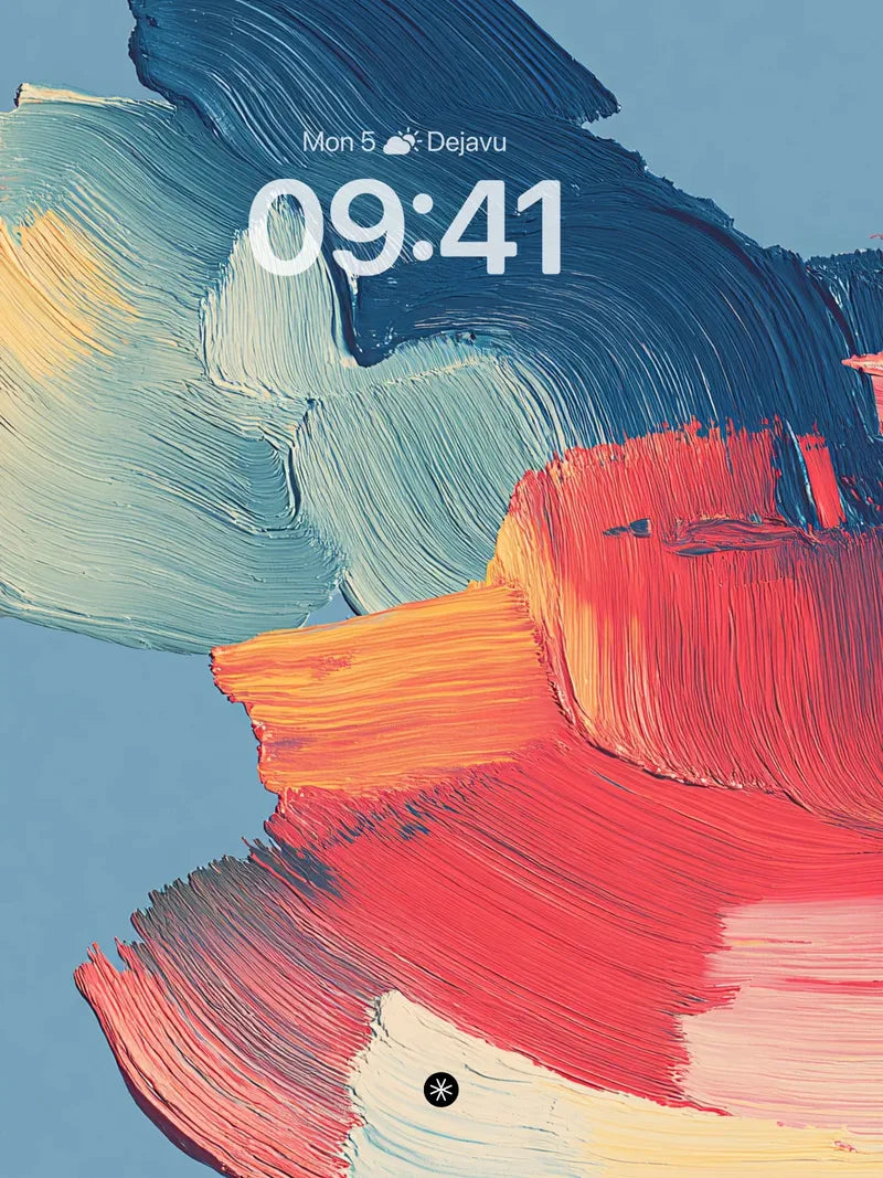 Dynamic Brushstroke Abstract Wallpaper Background