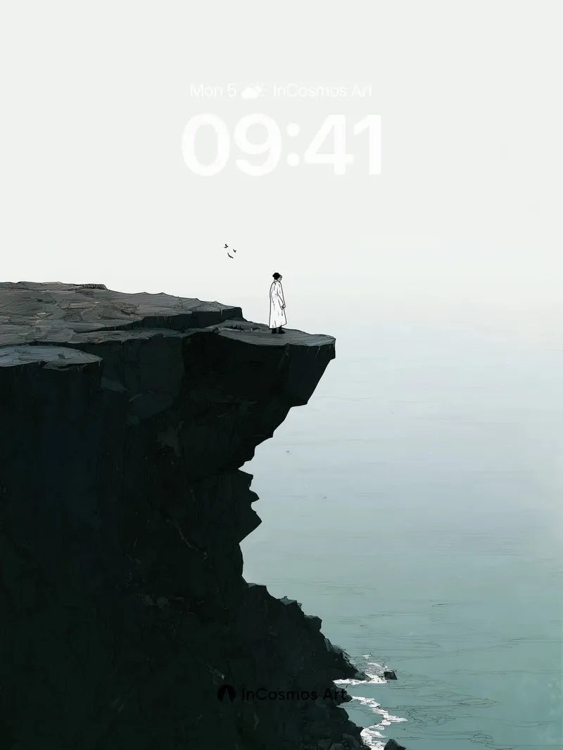 Solitary Edge Wallpaper with Sea Whisper wallpaper for iPhone, iPad & Mac