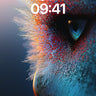 Electric Feather Wallpaper with Living Light wallpaper for iPhone, iPad & Mac