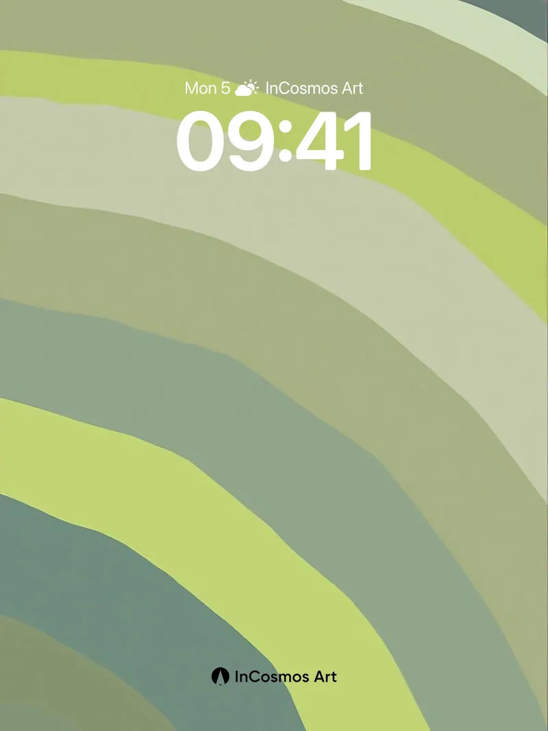 Serenity Wave Wallpaper with Soft Gradient Flow