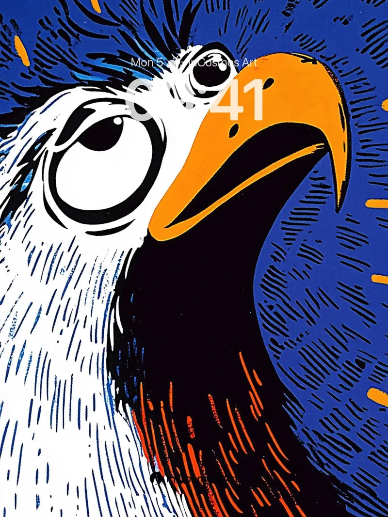 Fierce Gaze Wallpaper with Electric Feathers wallpaper for iPhone, iPad & Mac