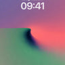 Serene Gradient Wallpaper with Ethereal Curve wallpaper for iPhone, iPad & Mac