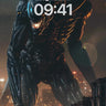 Gigantic Shadow Wallpaper with City Pulse wallpaper for iPhone, iPad & Mac