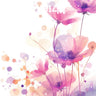 Luminous Petal Wallpaper with Ethereal Dots wallpaper for iPhone, iPad & Mac