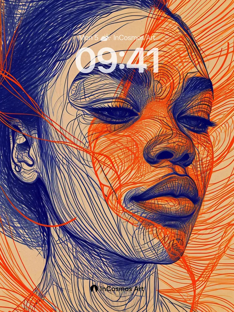 Surreal Lineage Wallpaper with Dual-Tone Pulse wallpaper for iPhone, iPad & Mac