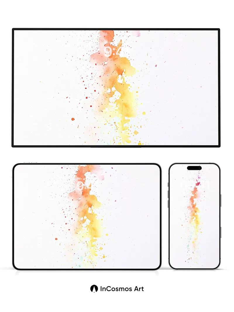 Rainbow Veil Wallpaper with Floating Hues