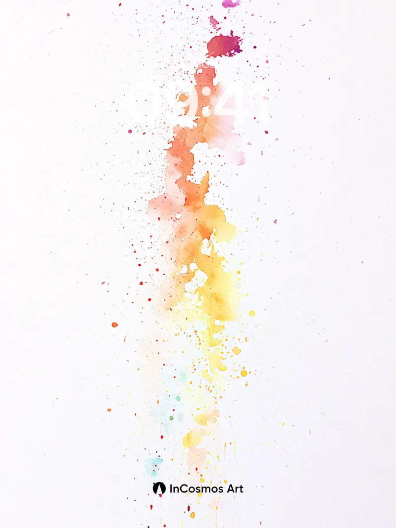 Rainbow Veil Wallpaper with Floating Hues