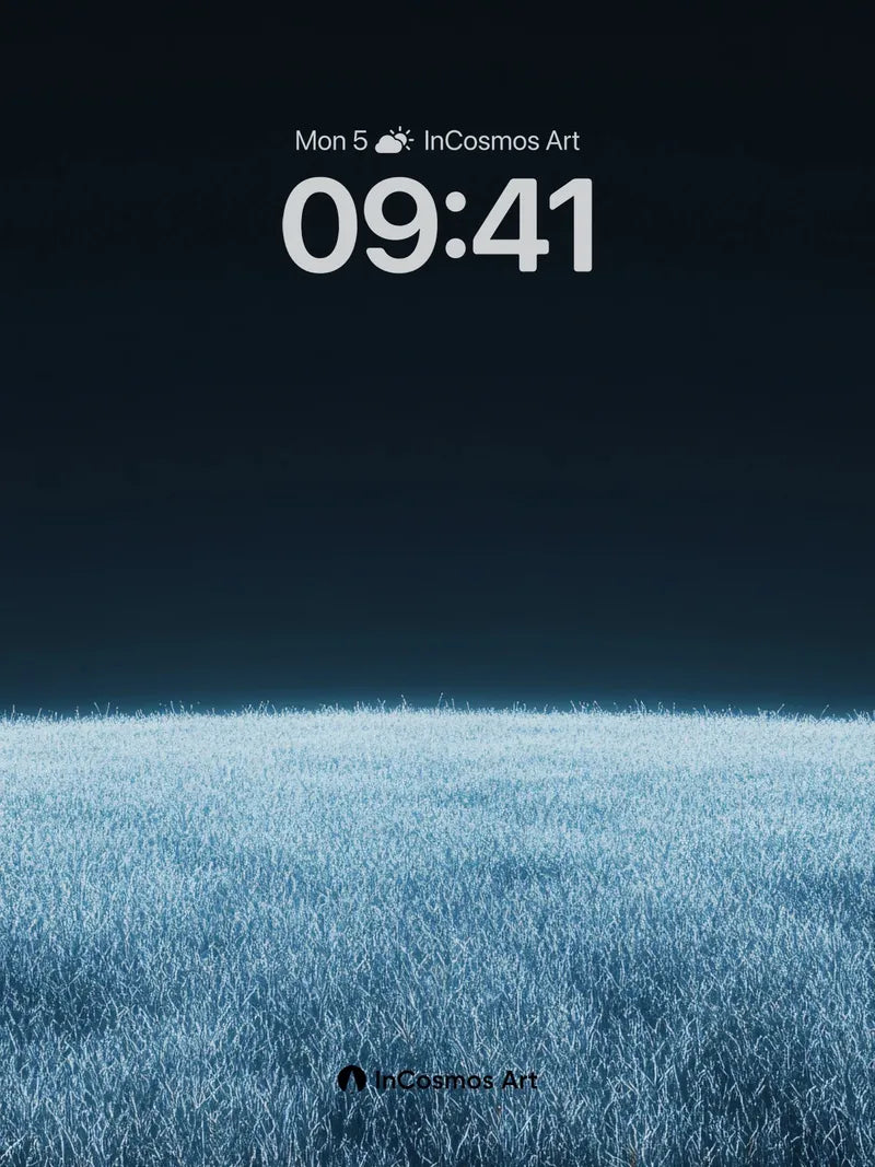 Silent Frost Wallpaper with Infinite Grass