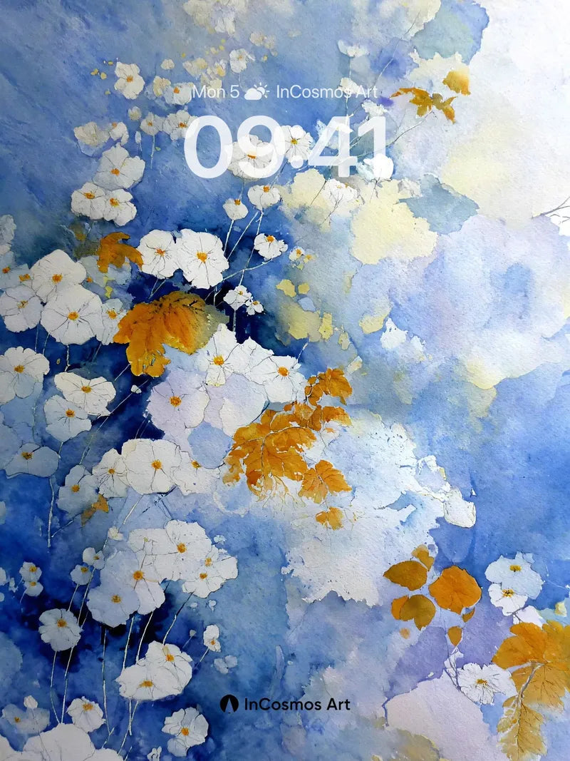 Serenity Bloom Wallpaper with Ethereal Light wallpaper for iPhone, iPad & Mac