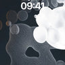 Luminous Mesh Wallpaper with Floating Forms wallpaper for iPhone, iPad & Mac