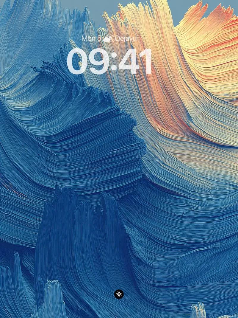 Fluid Motion Gradient Wallpaper Background