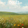 Serenity Meadow Wallpaper with Whispering Petals wallpaper for iPhone, iPad & Mac