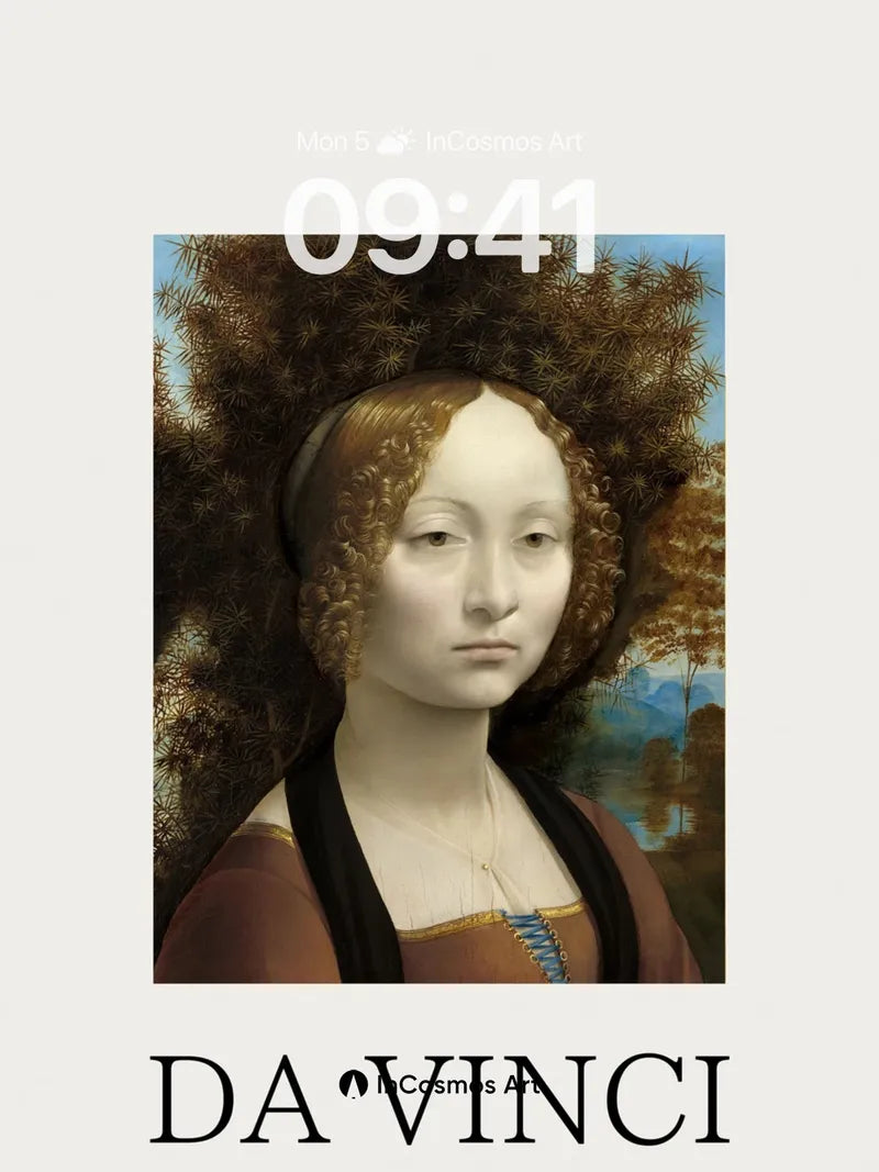 Serene Portrait Wallpaper with Renaissance Light