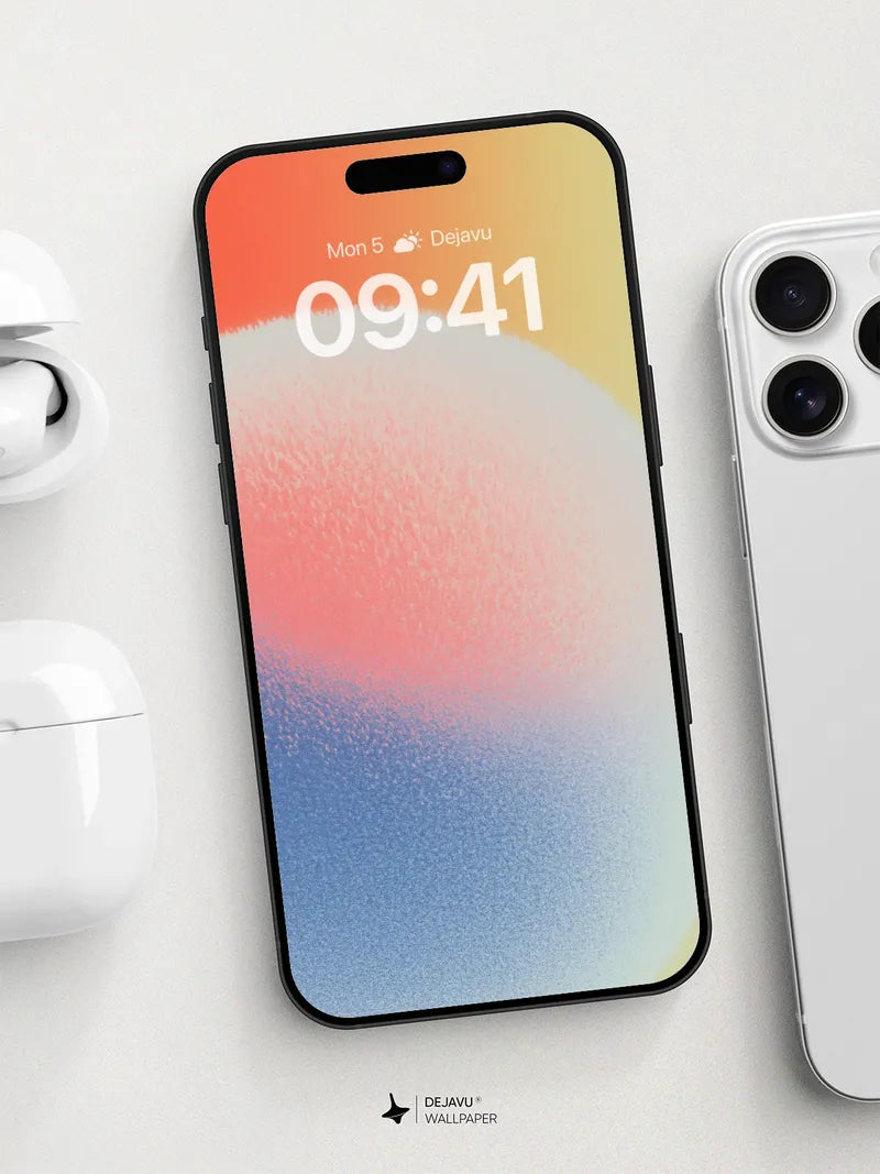 8K Minimal Aesthetic Abstract Soft Gradient Wallpaper
