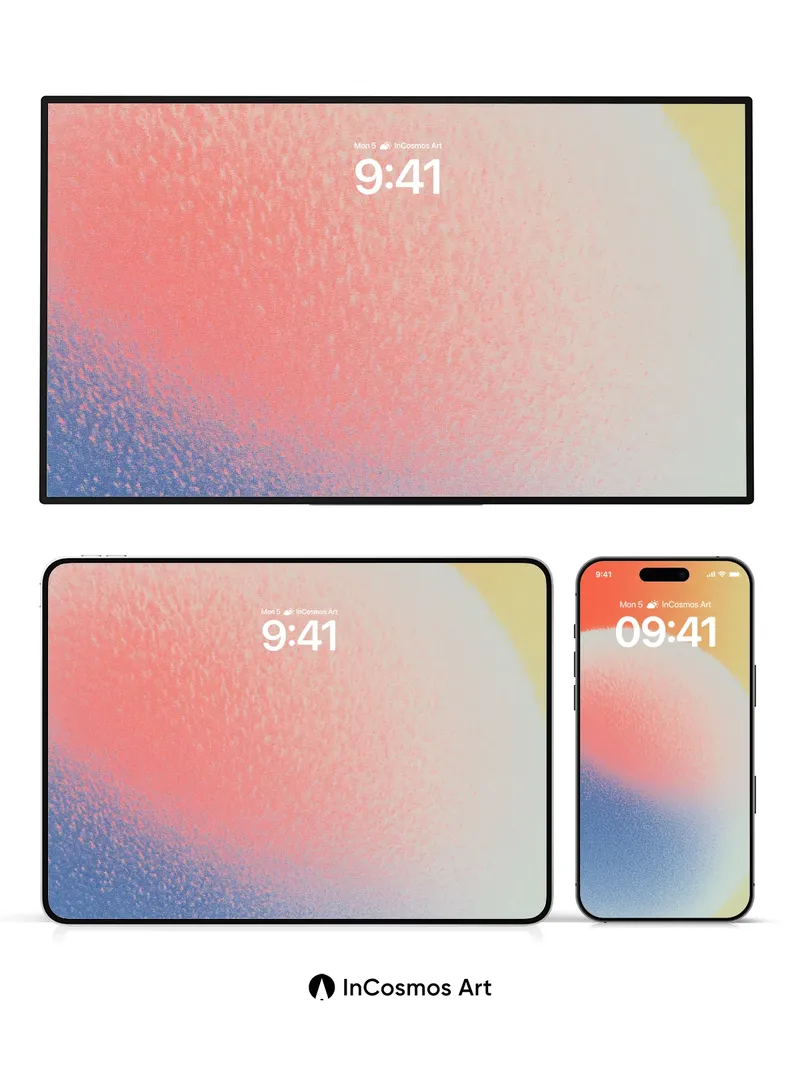 Luminous Gradient Wallpaper with Soft Haze