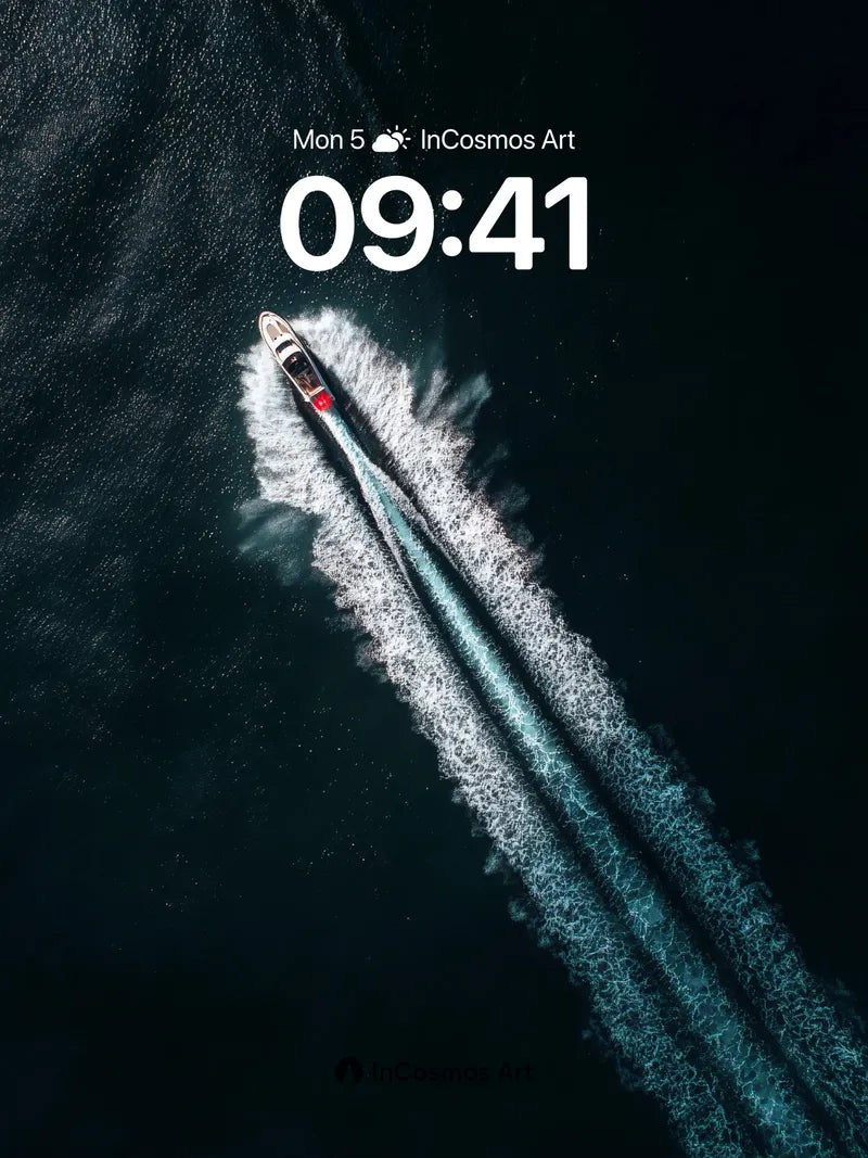 Velvet Ocean Trail Wallpaper with Midnight Speed