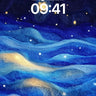 Starry Abyss Wallpaper with Celestial Drift wallpaper for iPhone, iPad & Mac