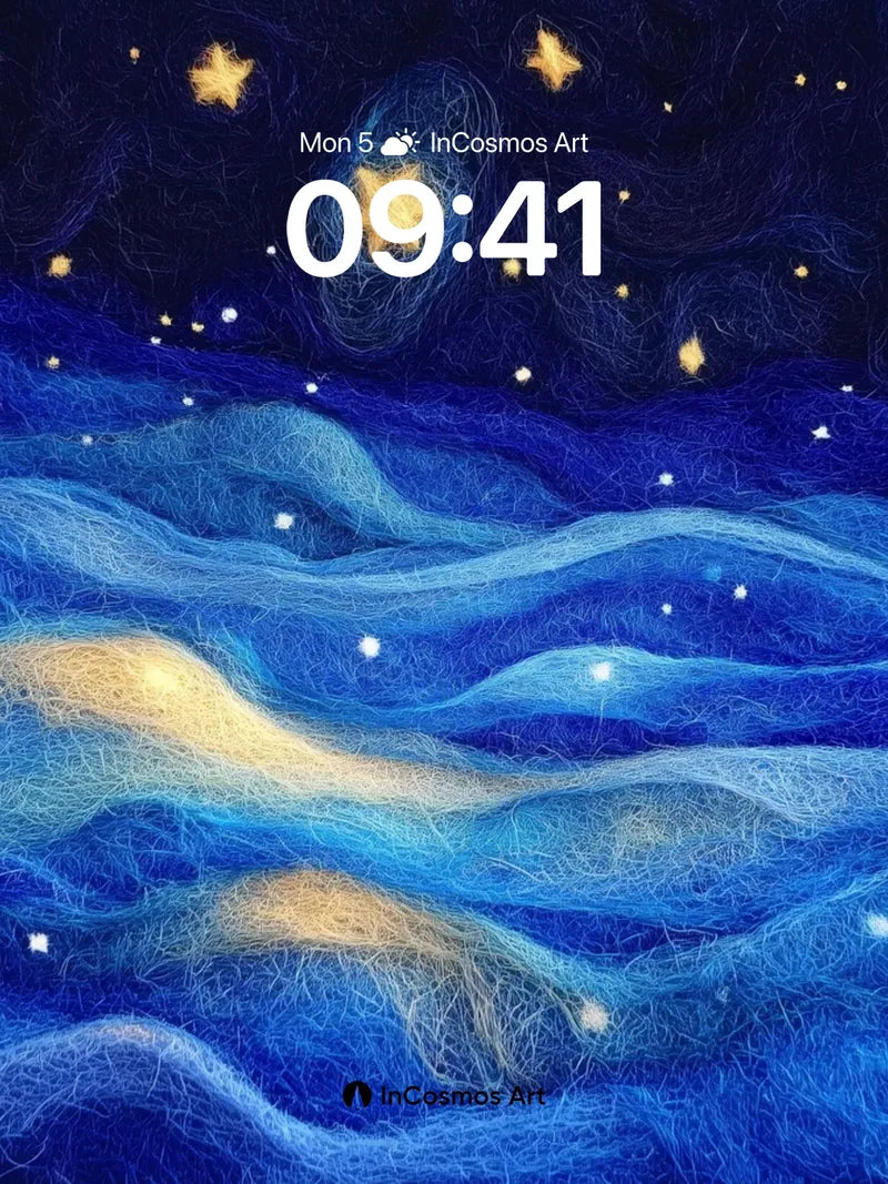 Starry Abyss Wallpaper with Celestial Drift