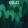 Emerald Brushstroke Wallpaper with Vertical Rhythm wallpaper for iPhone, iPad & Mac