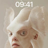 Surreal Fish Mask Wallpaper with Ethereal Texture wallpaper for iPhone, iPad & Mac