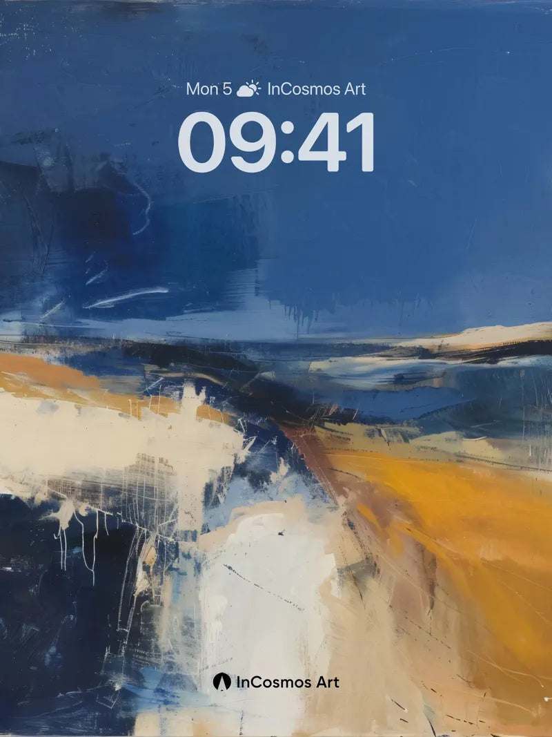 Storm-Whispered Horizon Wallpaper with Golden Drift