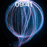 Luminous Orb Wallpaper with Cosmic Threads wallpaper for iPhone, iPad & Mac