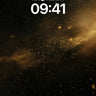 Golden Nebula Wallpaper with Cosmic Dust Trails wallpaper for iPhone, iPad & Mac