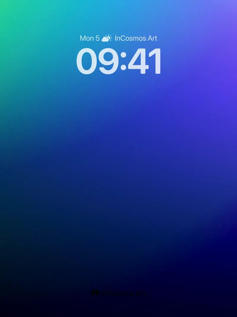 Luminous Gradient Wallpaper with Ethereal Flow