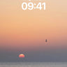 Serenity Horizon Wallpaper with Solitary Flight wallpaper for iPhone, iPad & Mac