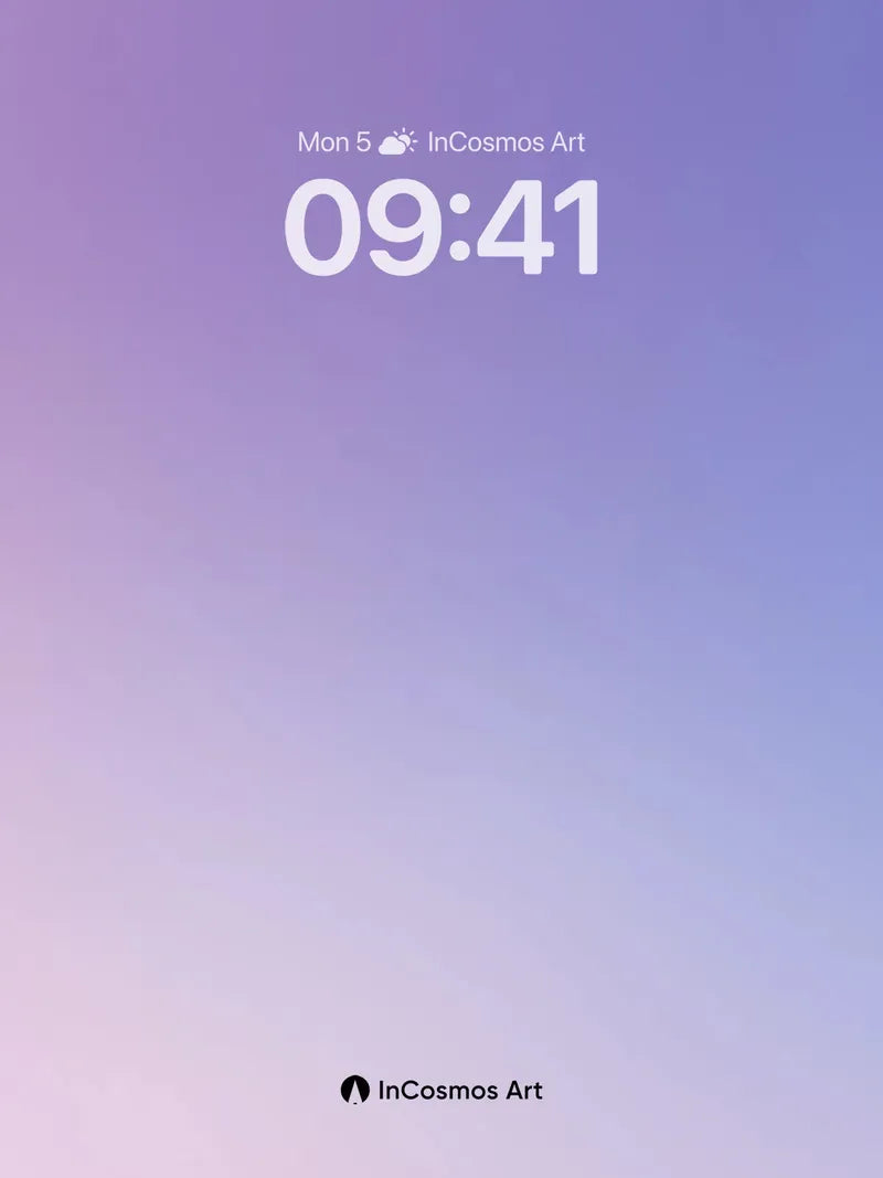 Serene Gradient Wallpaper with Soft Light Flow