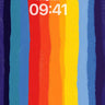 Rainbow Prism Vertical Stripes Wallpaper