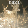 Frost-Lit Reindeer Wallpaper with Crystal Antlers wallpaper for iPhone, iPad & Mac