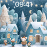 Whispering Snowfall Wallpaper with Animated Forest wallpaper for iPhone, iPad & Mac