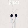 Silent Embrace Wallpaper with Whispering Lines wallpaper for iPhone, iPad & Mac