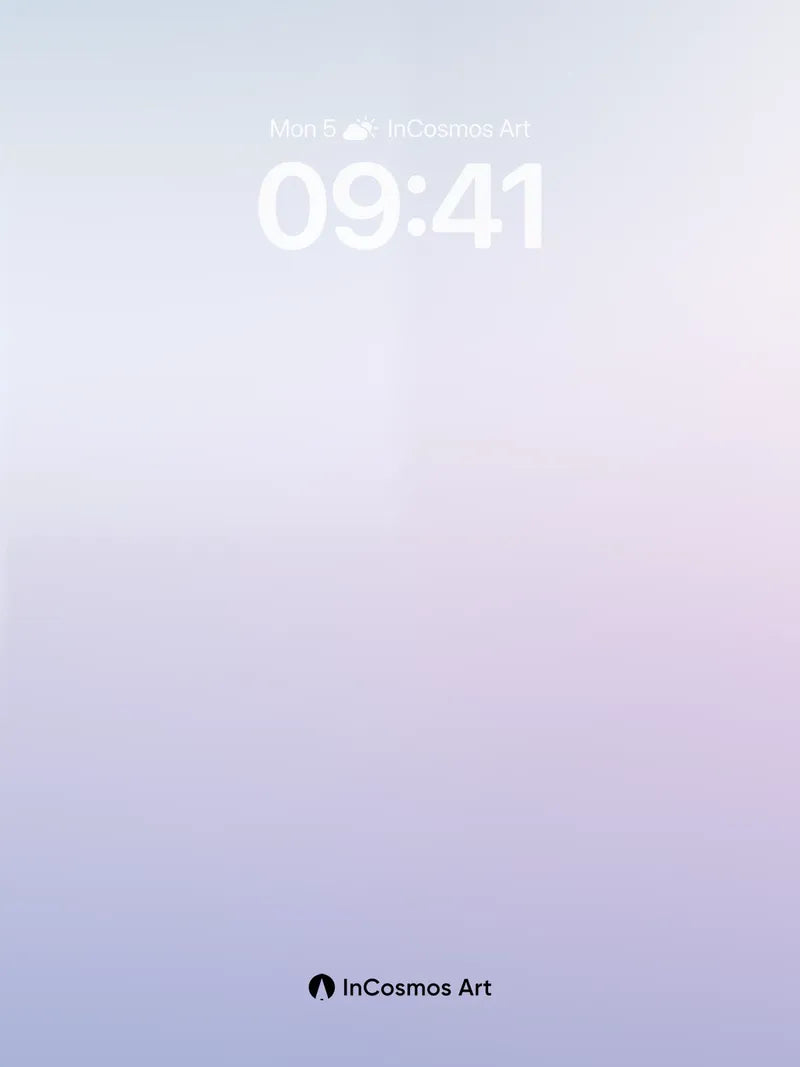 Soft Hush Gradient Wallpaper with Ethereal Light