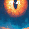 Ethereal Eye Wallpaper with Cosmic Silence wallpaper for iPhone, iPad & Mac
