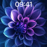 Luminous Dahlia Wallpaper with Ethereal Petals wallpaper for iPhone, iPad & Mac