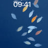Deep Ocean School Fish Background