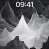Silent Peaks Wallpaper with Floating Vessel wallpaper for iPhone, iPad & Mac