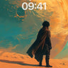 Solitary Horizon Wallpaper with Celestial Gaze wallpaper for iPhone, iPad & Mac