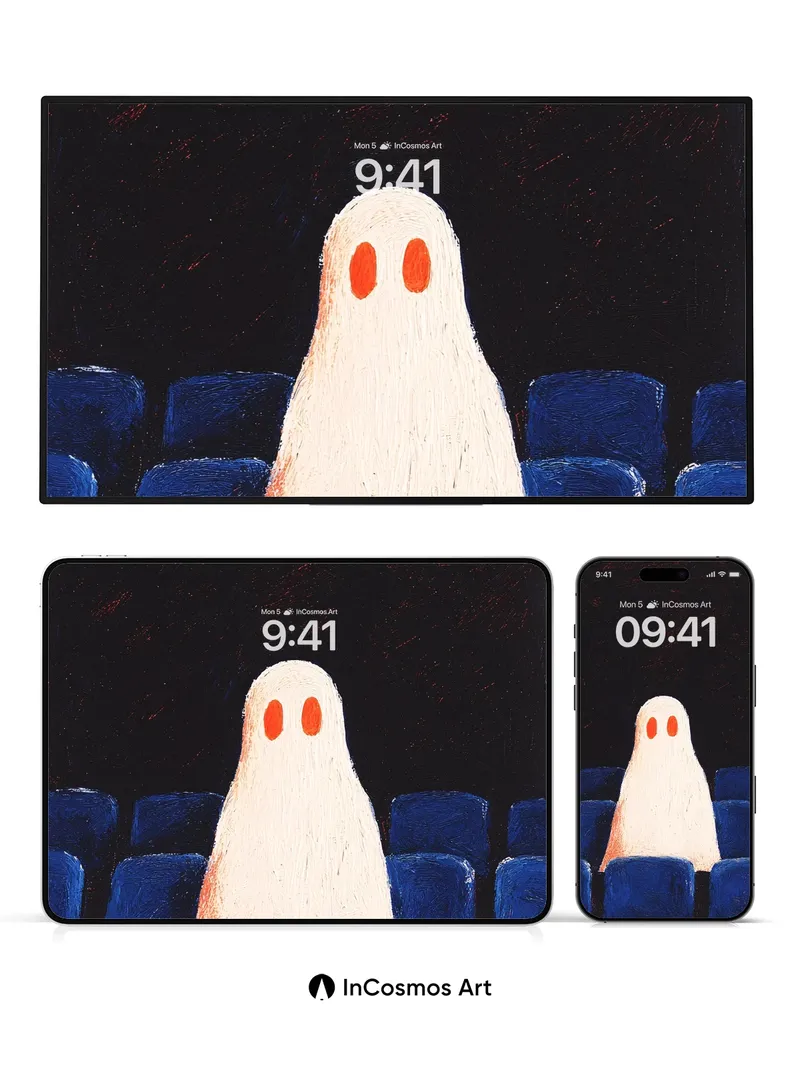 Lonely Ghost Wallpaper in Midnight Cinema