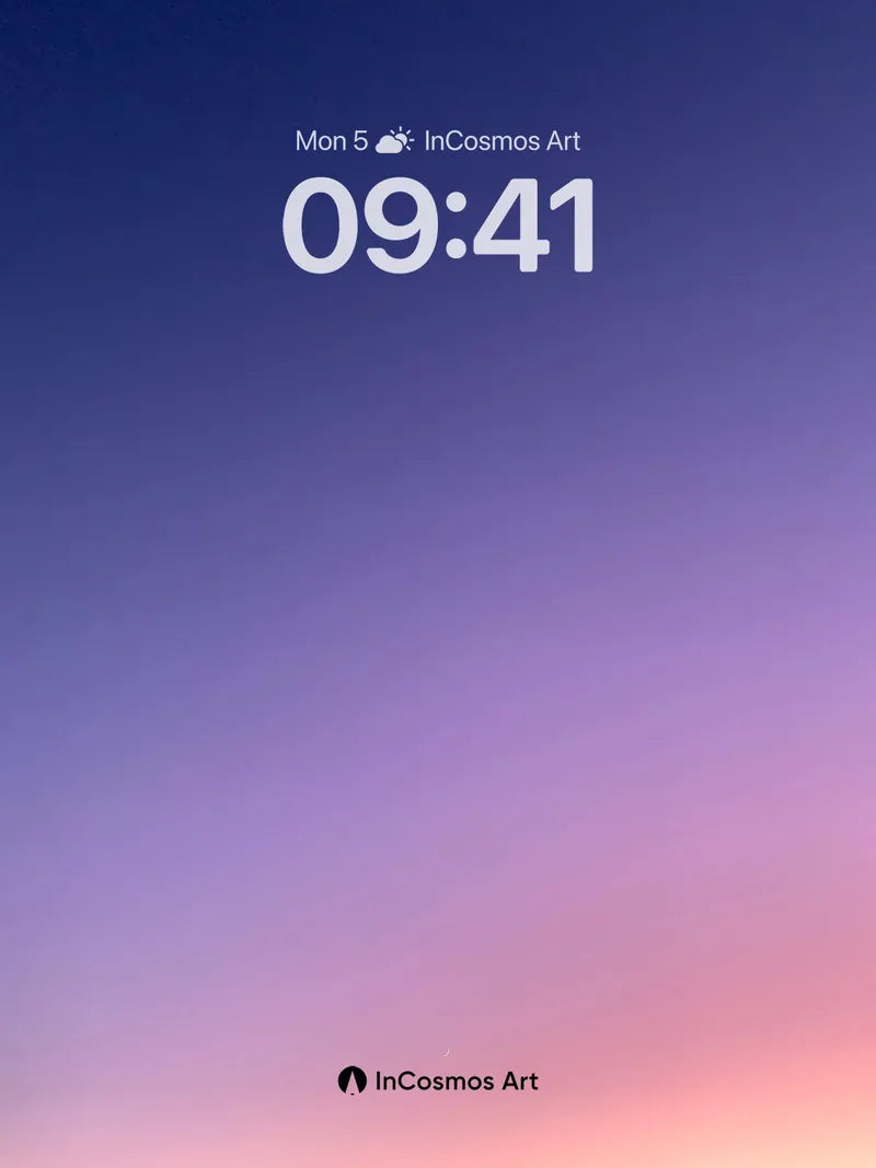 Serene Horizon Wallpaper with Soft Gradient Hues