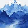 Cobalt Reverie Wallpaper with Whispering Peaks wallpaper for iPhone, iPad & Mac