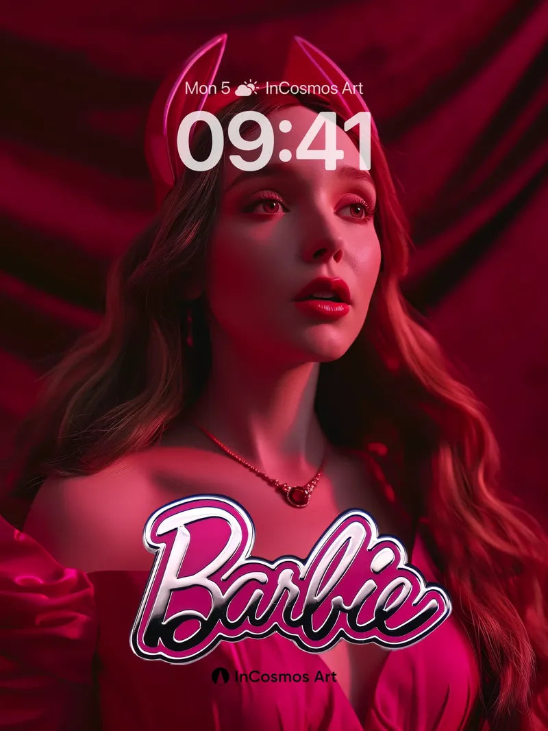 Velvet Dream Wallpaper with Barbie Glow