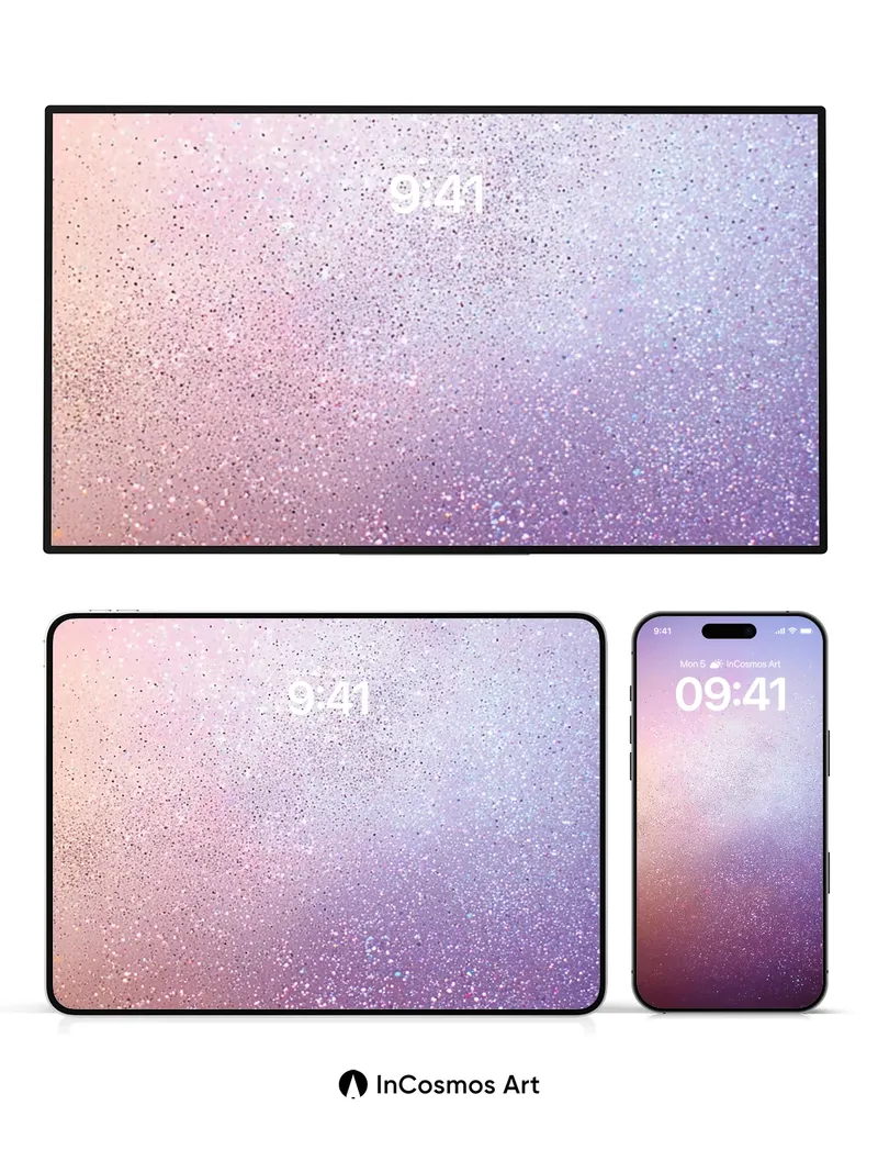 Stardust Mirage Wallpaper with Ethereal Hues