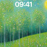 Luminous Grove Wallpaper with Moonlit Whispers wallpaper for iPhone, iPad & Mac