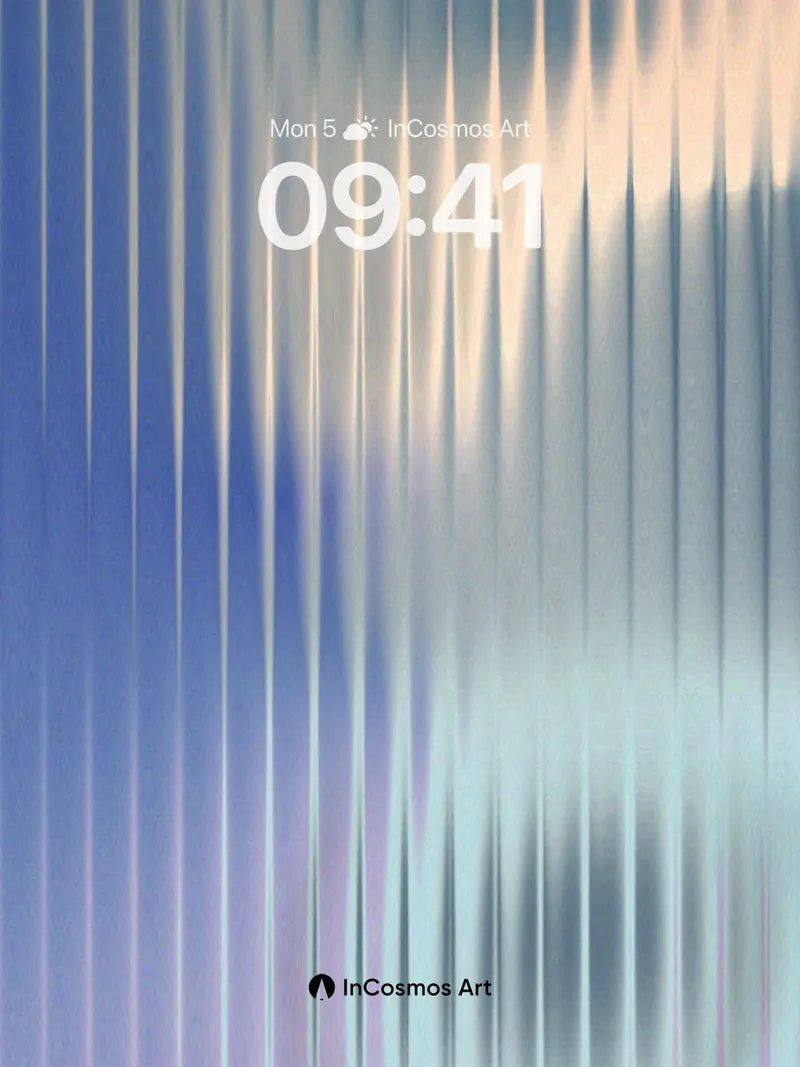 Whispering Veil Wallpaper with Ethereal Light Trails